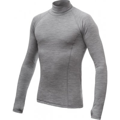 Sensor Merino Bold s límečkem L/S Šedé