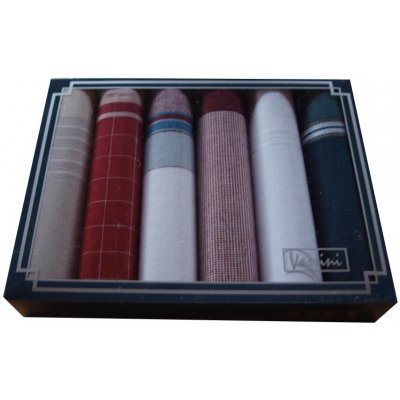 Etex kapesníky bavlněné pánské 6ks dárkové – Zboží Dáma