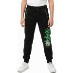 Chlapecké tepláky SMAJLÍK Černozelené – Zboží Dáma