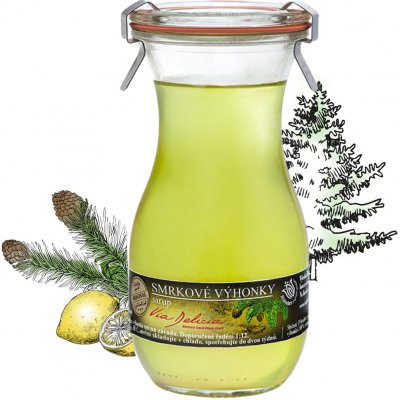 Via Delicia Smrkové výhonky sirup 265 ml – Sleviste.cz