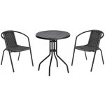 House 5 balkonová sestava BISTRO SET černá – Zboží Dáma