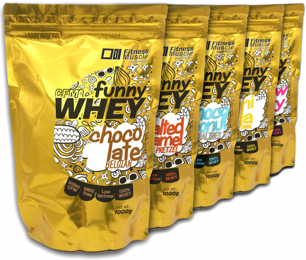 FitnessMuscle FUNNY CFM WHEY PROTEIN 1000 g