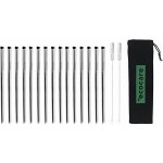 Ecocare Ekologická kovová brčka Srdce Stříbrná 15 ks – Zboží Dáma