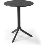 NARDI Antracitově šedý plastový zahradní stolek Step 60,5 cm – Sleviste.cz