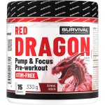 Survival Red Dragon Pump & Focus Pre-workout 330 g – Zboží Mobilmania