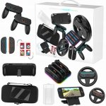 JYS Sada 14 v 1 příslušenství, rukojeti, pouzdro, nabíječka, stojan Nintendo Switch 2 / ns2293 – Sleviste.cz