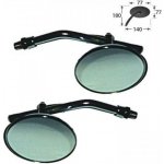 Zrcátka na motorku Chopper, universální chromová zrcátka, závit M10 pravý | Zboží Auto