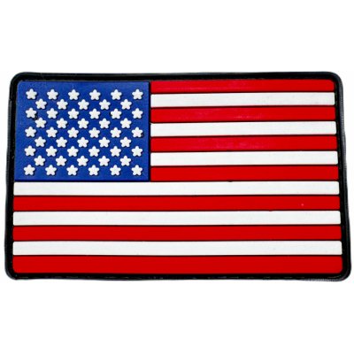 Plastové 3D patche Patch PVC 3D gumový vlajka USA BAREVNÁ – Hledejceny.cz