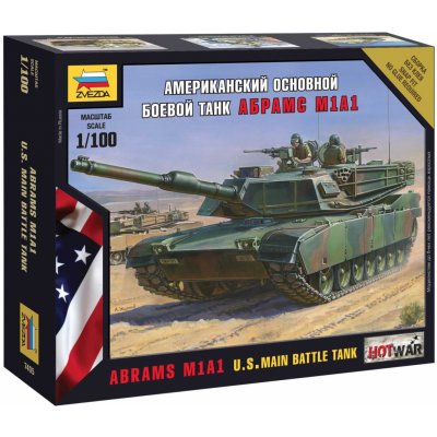 Zvezda M1A1 Abrams Wargames HW 7405 1:100 – Zbozi.Blesk.cz