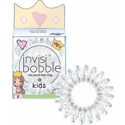 Dětská spirálová gumička do vlasů Invisibobble Kids Princess Sparkle - čirá se třpytkami, 3 ks (IB-KI-PC10001-2) – Hledejceny.cz