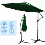 Yakimz Slunečník zelený 350cm Semafor Zahradní slunečník Market Umbrella Crank Balcony Alu Tiltable – Zbozi.Blesk.cz