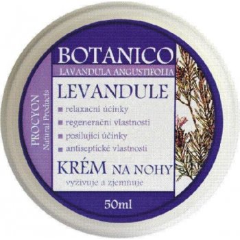 Botanico levandulový krém na nohy 50 ml