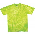 Tričko unisex The Mountain batikované Hurricane limetkové-světle zelené – Hledejceny.cz