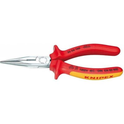 Knipex 25 06 160 Půlkulaté kleště s břity pro radiotechniku 160 mm - 1000V – Zbozi.Blesk.cz