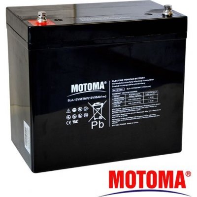 MOTOMA 12V55TMF 12V 55Ah – Zboží Mobilmania