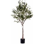IBERGARDEN Umělý olivovník v květináči GRON, 130 cm – Zboží Dáma