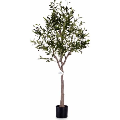 IBERGARDEN Umělý olivovník v květináči GRON, 130 cm – Zboží Dáma