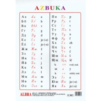 Azbuka - karta A4 /lamino/