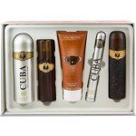 Cuba Must Have Gold EDT 100 ml + EDT 35 ml + 100 ml vody po holení + 200 ml sprchový gel + deospray 200 ml dárková sada – Zboží Dáma