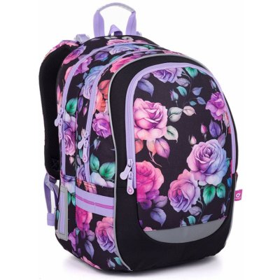 Topgal batoh CODA 25009 fialová černá – Zboží Dáma