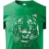Dětské tričko dětské tričko Tygr, zelená