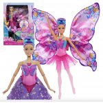 Mattel Barbie Tanečnice s motýlími křídly HXJ10 – Zboží Dáma
