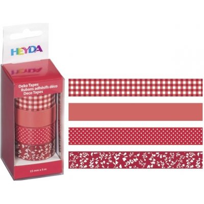 Heyda červený mix 4 ks – Zboží Dáma Heyda červený mix 4 ks – Zboží Dáma