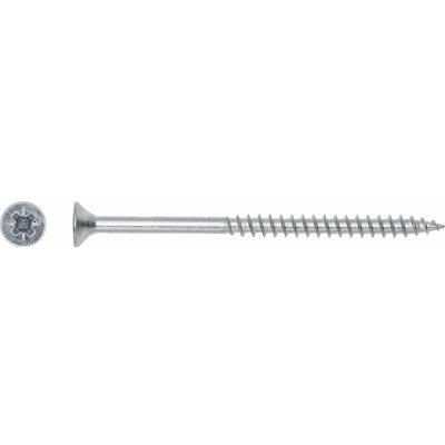 Uni vrut se zápustnou hlavou TX30 částečný závit bíle pozink. 6x40 mm, 10 ks – Hledejceny.cz