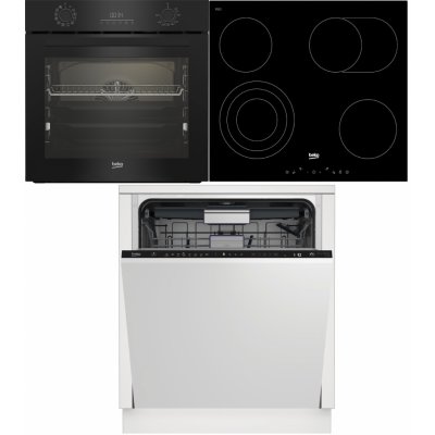 Set Beko BBIR17300BCS + HIC64404T + BDIN38524Q BEKO – Zbozi.Blesk.cz