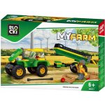 ICOM Blocki MyFarm Traktor s přívěsem 164 ks – Zbozi.Blesk.cz