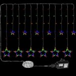 Voltronic Vánoční dekorace svítící hvězdy 150 LED barevná M59574 – Zboží Dáma