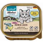ZooRoyal Minkas Naturkost Kitten kuře a losos s brusinkami 100 g – Sleviste.cz