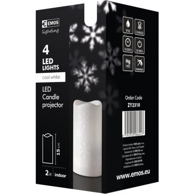 Emos ZY2310 LED dekorativní projektor vločky vnitřní – Hledejceny.cz