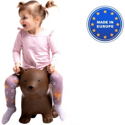 Gerardo’s Toys Skákací hnědý medvěd – Zboží Dáma