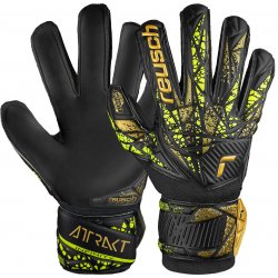 Reusch Attrakt Infinity Finger Support JR 5472710-7739 černá/zlatá/žlutá