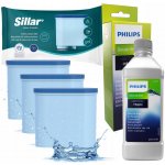 Sillar Saeco Philips 4 ks + Philips odvápňovač 250 ml – Hledejceny.cz