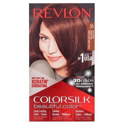 Revlon Colorsilk Beautiful Color barva na vlasy na barvené vlasy na všechny typy vlasů 31 Dark Auburn 59,1 ml – Zboží Mobilmania