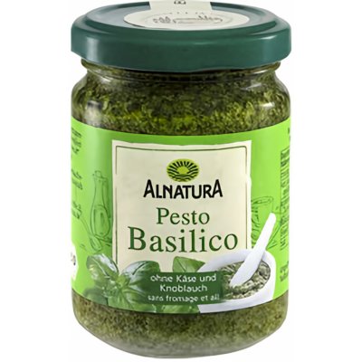 Alnatura Bio Pesto bazalkové bez sýru a bez česneku 130 g