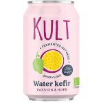 Kult Kefir Bio Vodní kefir s příchutí mučenky a chmelu 330 ml – Zboží Dáma