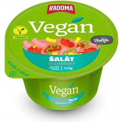 RADOMA Vegan Bulharský šalát s Violife Gouda 140 g – Sleviste.cz