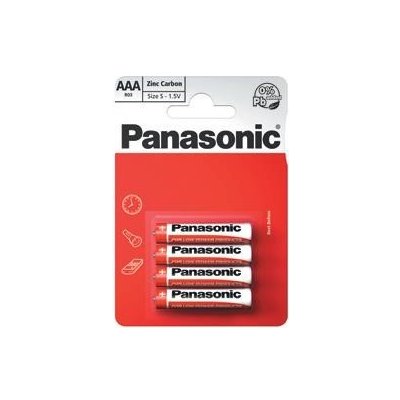 PANASONIC Red Zinc AAA 4ks R03RZ/4BP – Zbozi.Blesk.cz