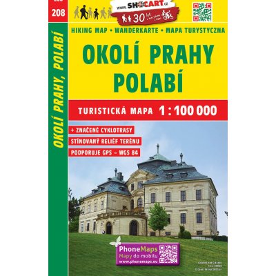 Okolí Prahy Polabí turistická mapa – Hledejceny.cz