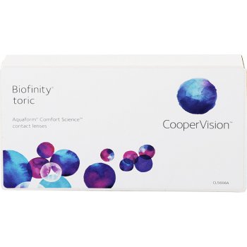 Cooper Vision Biofinity Toric 6 čoček