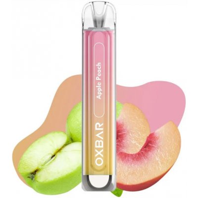 Oxbar C800 Apple Peach 16 mg 800 potáhnnutí 10 ks – Zboží Dáma