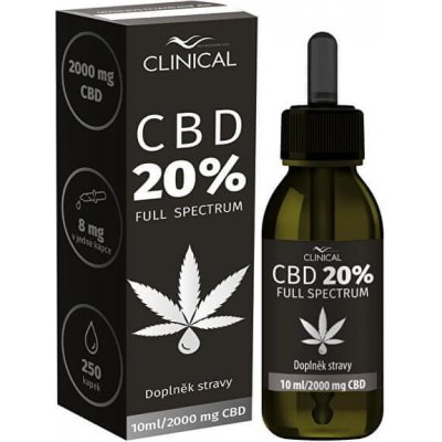 Clinical CBD 20% full spectrum 10 ml – Hledejceny.cz