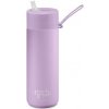 Termosky Frank Green Ceramic Straw nerezový lilac haze 595 ml