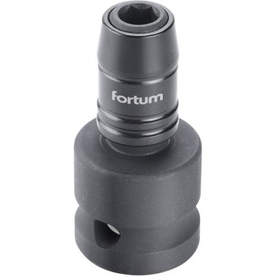 Rázový adaptér 1/2" čtyřhran na bity 1/4" – Quick Lock Fortum 4790002 – Hledejceny.cz