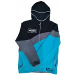 Litex Pánská mikina S KAPUCÍ Modrá/Šedá/Černá – Zboží Dáma