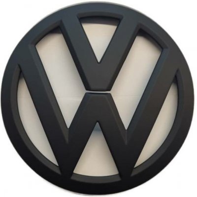 VW GOLF VII (2012-2022) přední znak, logo (13,5cm) - černá matná 5G0853601 – Sleviste.cz