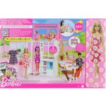 Mattel Barbie dům s panenkou a štěnětem herní set HCD48 – Hledejceny.cz
